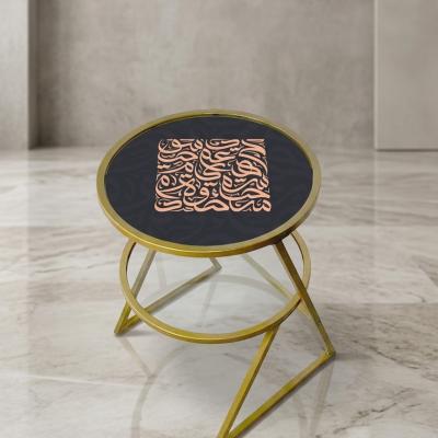 Ensemble de tables gigognes à calligraphie arabe – Tables basses islamiques