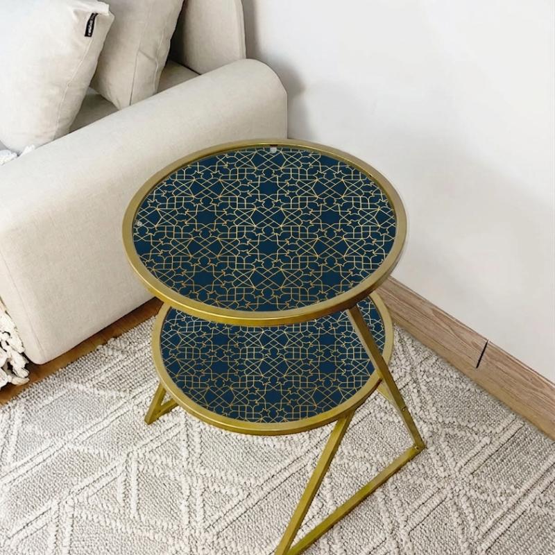 Wafanoor Coffee Tables Circle Designs for Softer Layouts