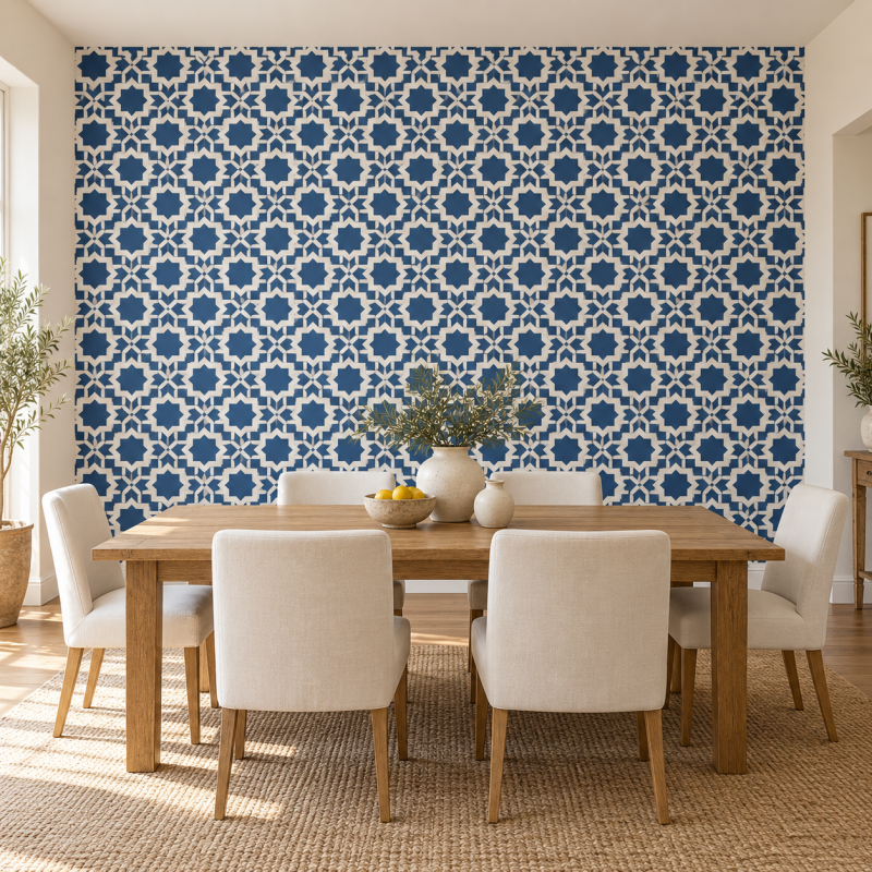 Wafa Noor Islamic Art Mural Ideas for Sophisticated Homes