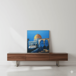 Dome of the Rock, Jerusalem – Original Oil Painting Art