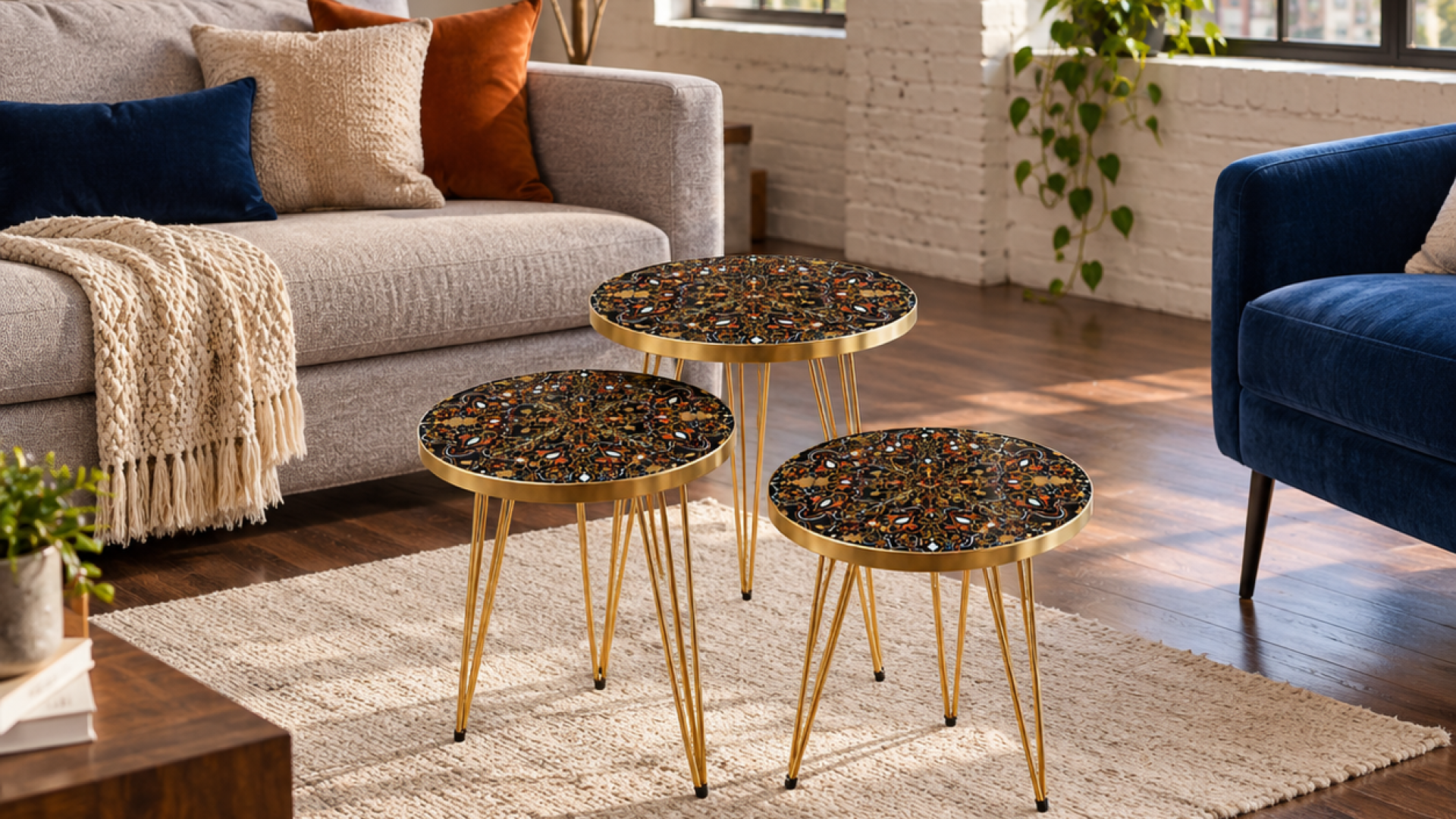 Wafa Noor Nesting Tables for Creative Decor Arrangements