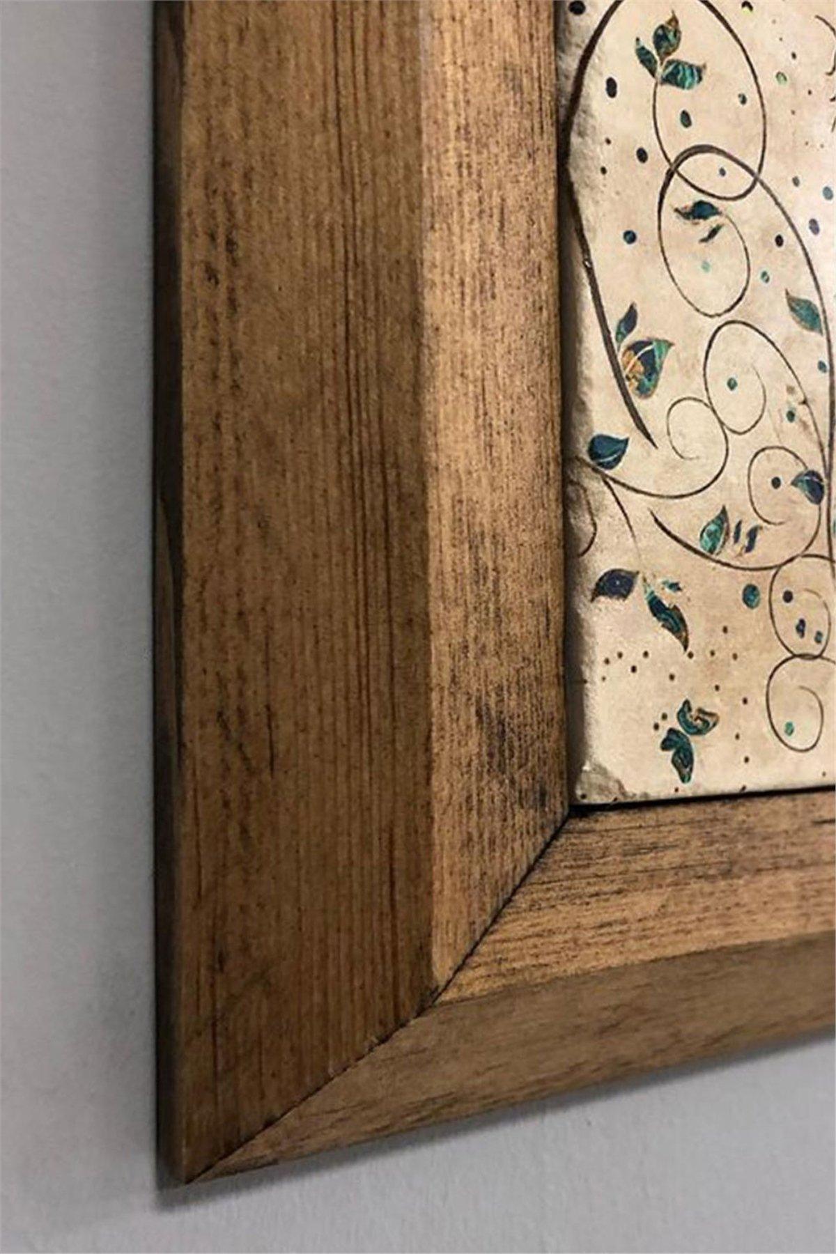 Muhammad Natural Stone Wall Art – Solid Wood Frame Oscar Stone Decor 3